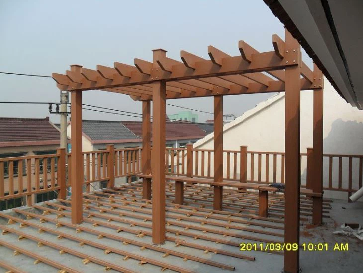 Wood Composite Balcony Pergola